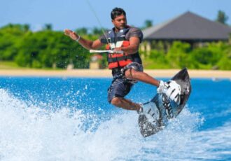 Water Skiing at Benthota