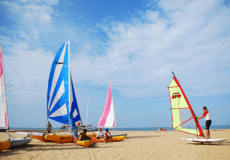 Wind Surfing at Benthota